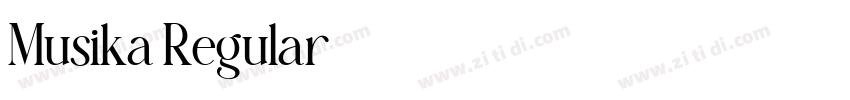 Musika Regular字体转换